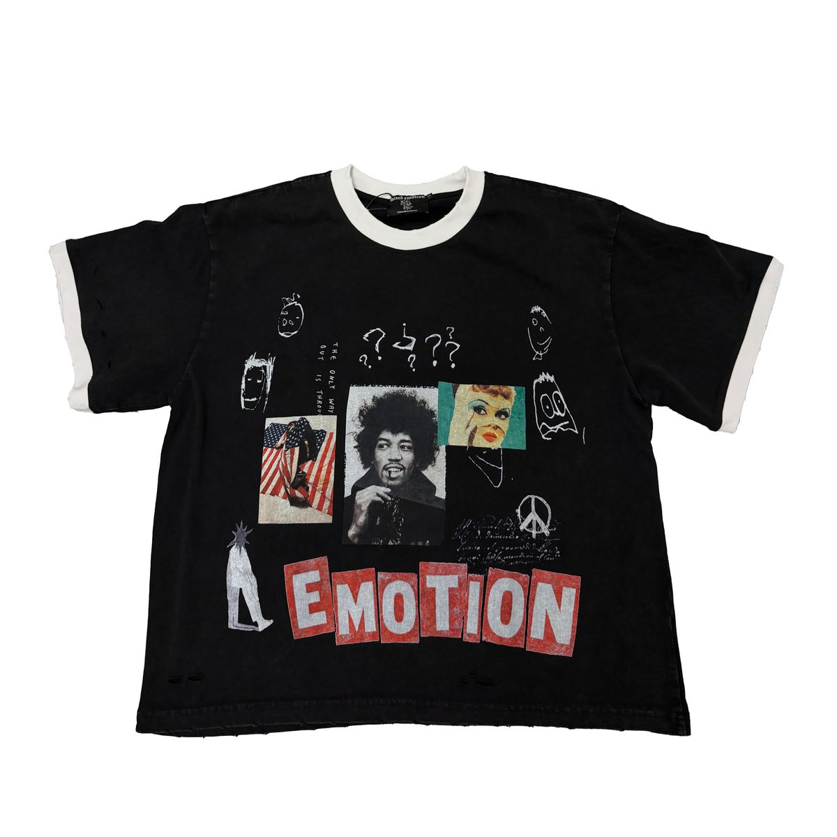 Mixed Emotion ??? Static Tee Black