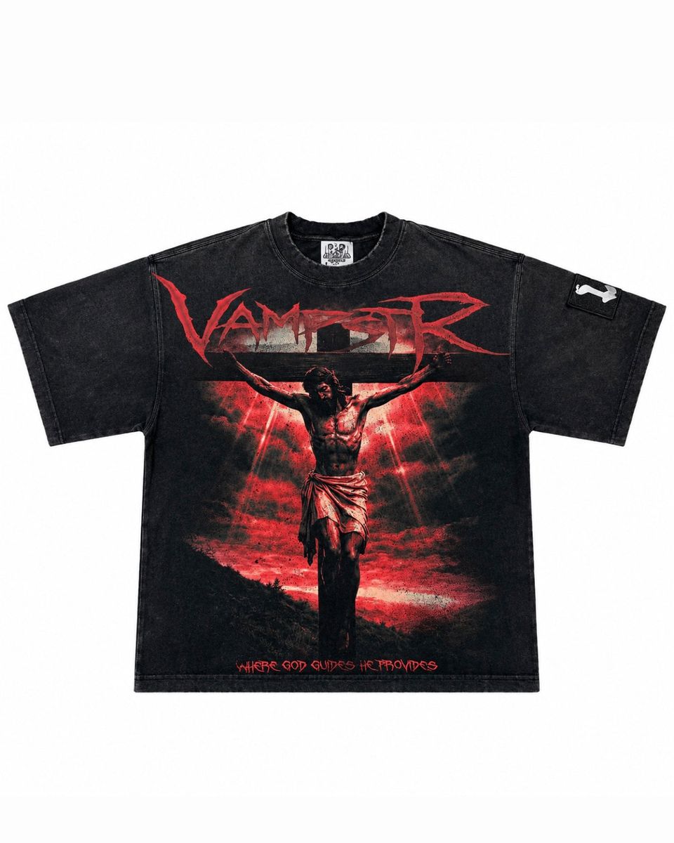 Vampstr King Of Kings Savior Tee Black