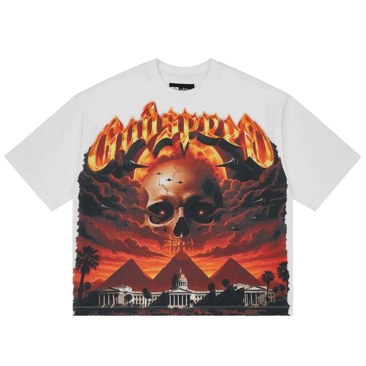 Godspeed Echoes of Empires Tee White