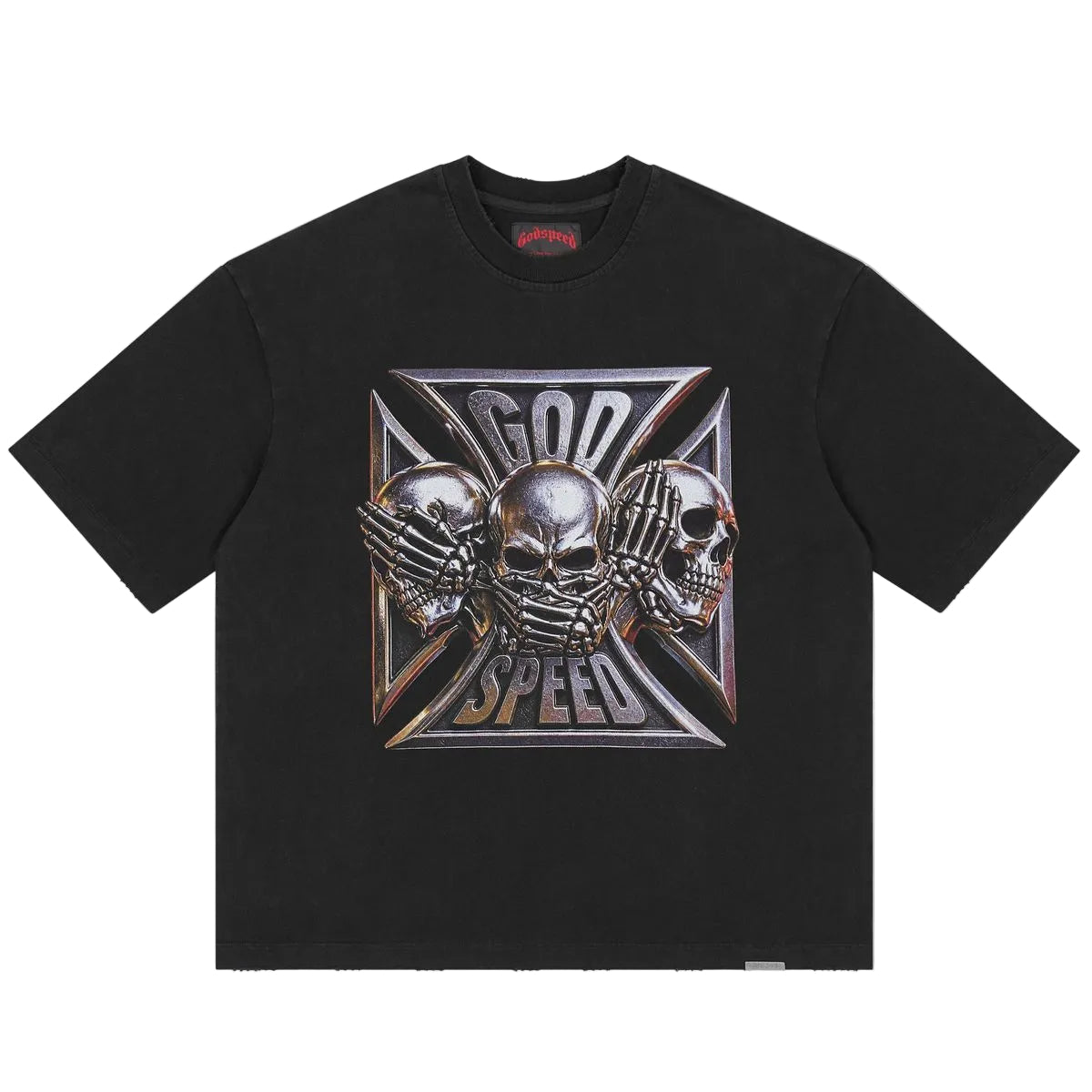 Godspeed Omerta Chopper Tee Black