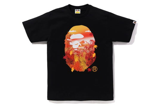 BAPE Japan Autumn Photo Tee Black