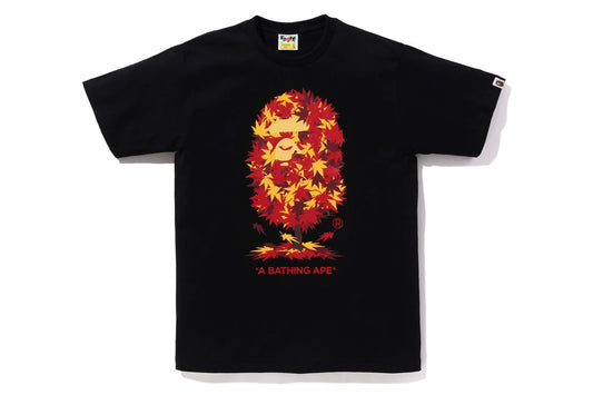 BAPE Tree Leaves Tee Black