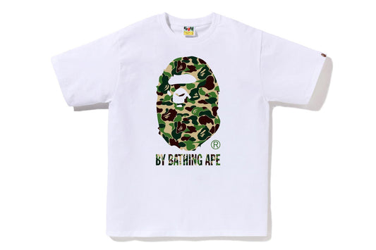 BAPE By Bathing Ape Green Camo Tee White