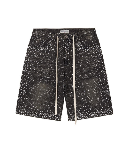 VALE Rainstorm Denim Shorts Black Wash