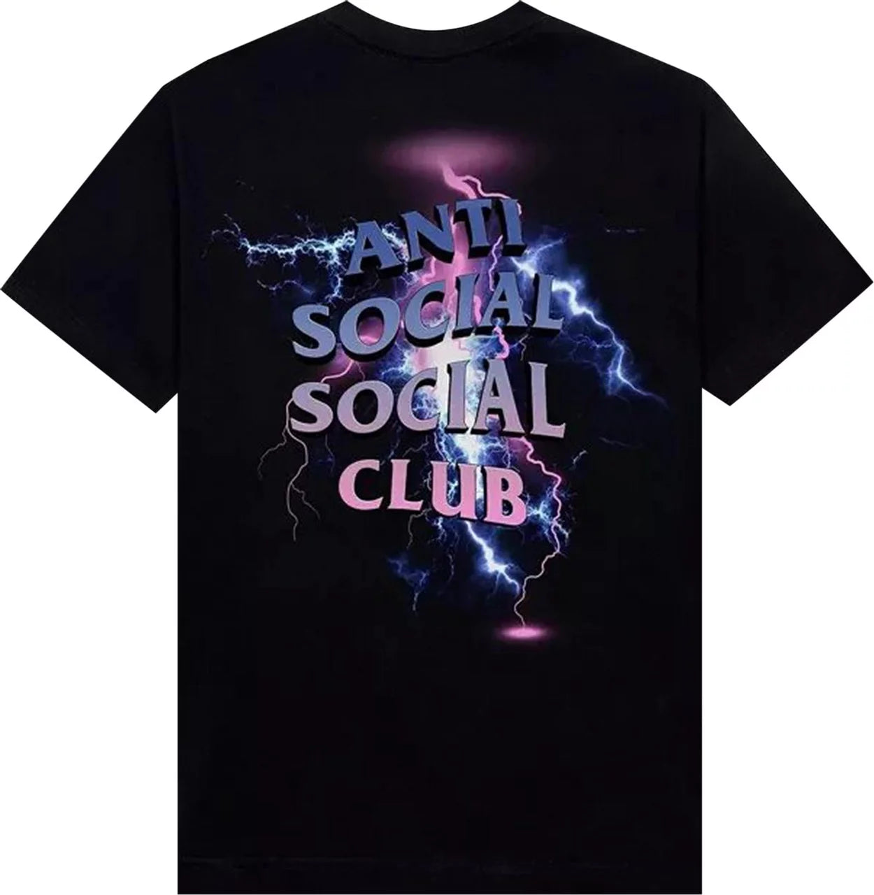 Anti Social Social Club Bolt From The Blue Tee Black