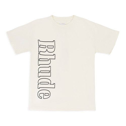 Rhude Side Logo Tee Vintage White