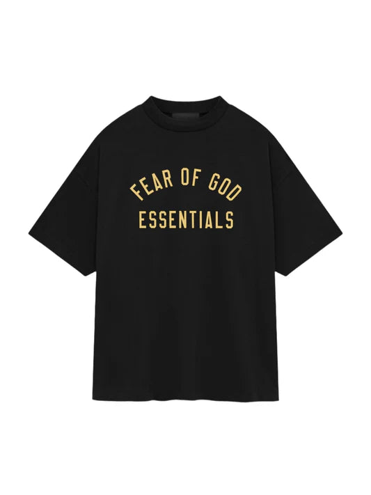 Fear of God Essentials Jersey Tee Gold Black