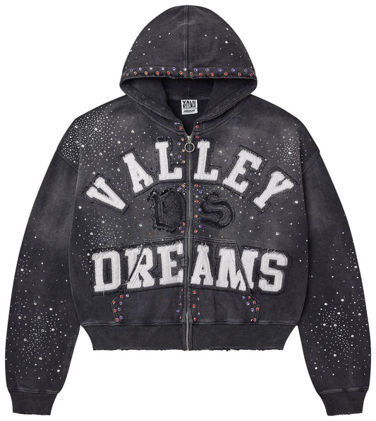 VALE Forever Classico Zip Up Hoodie Black