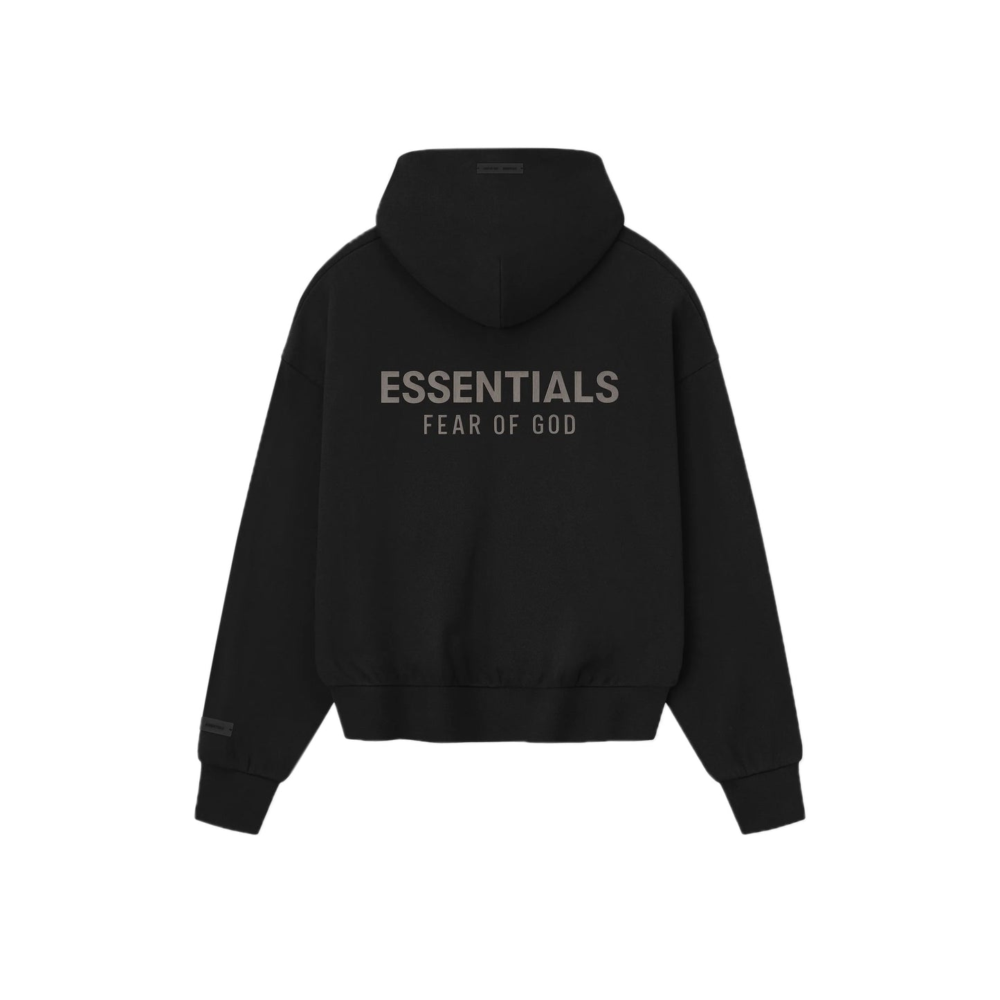Fear of God Essentials Zip Up Metallic Jet Black