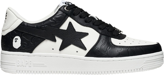 A Bathing Ape Bape Sta #4 Line Camo White Black