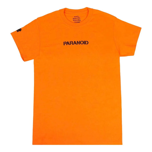 Anti Social Social Club Paranoid Undefeated Tee Orange