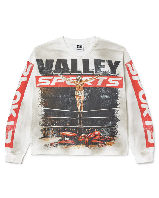 VALE Jesus Hardy Long Sleeve Tee White