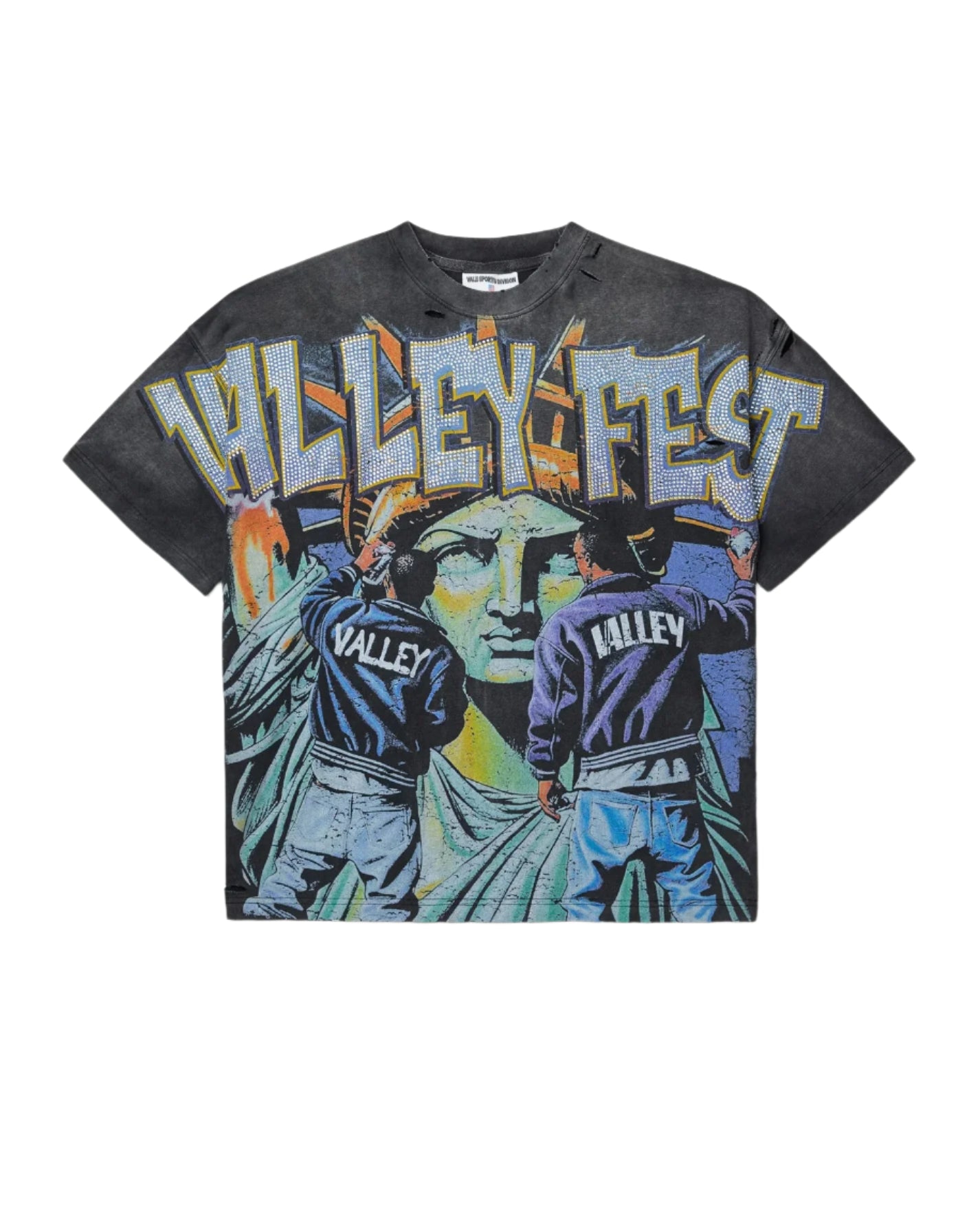 VALE Bling Graffiti NYC Tee Black