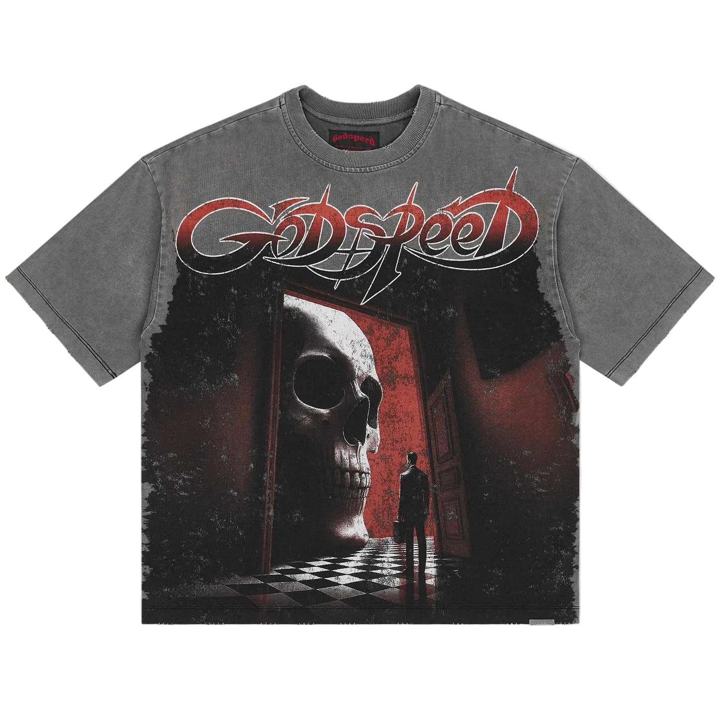 Godspeed Fate's Doorstep Tee Washed Grey