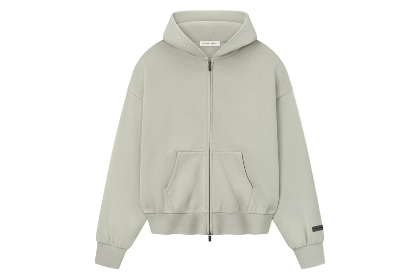 Fear of God Essentials Zip Up Hoodie Abbey Stone