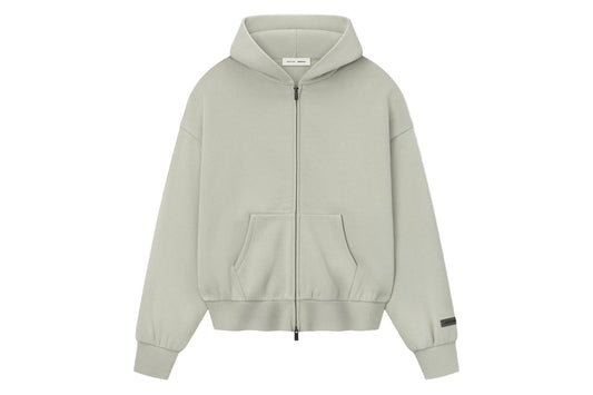 Fear of God Essentials Zip Up Hoodie Abbey Stone