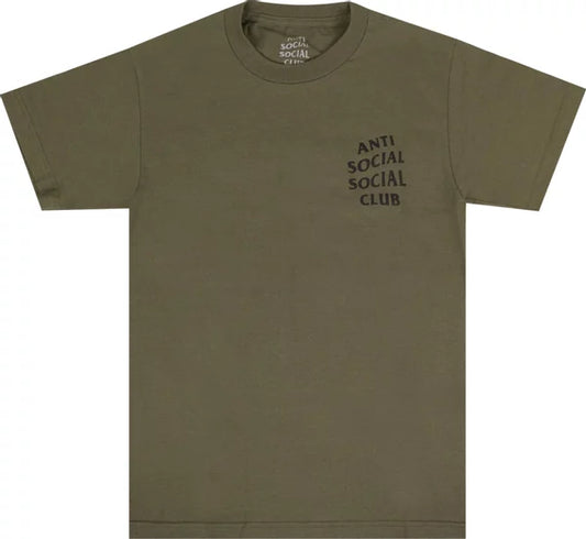 Anti Social Social Club Logo Tee Olive