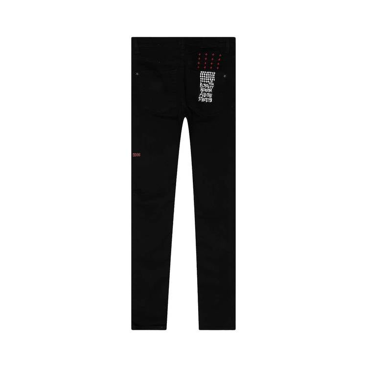 Ksubi Laid Black Skinny Jeans