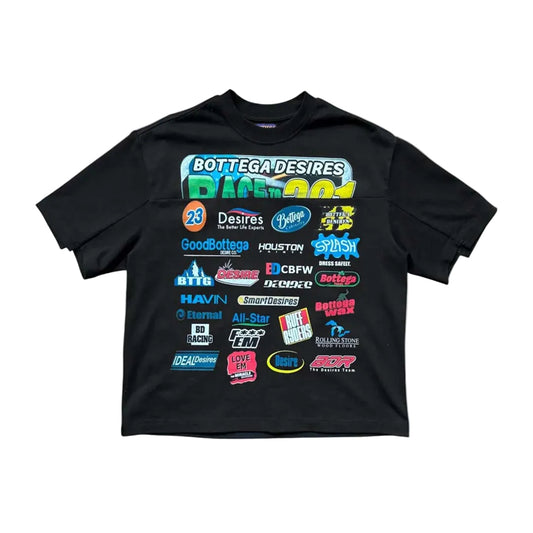 Bottega Desires OG Race Tee Black