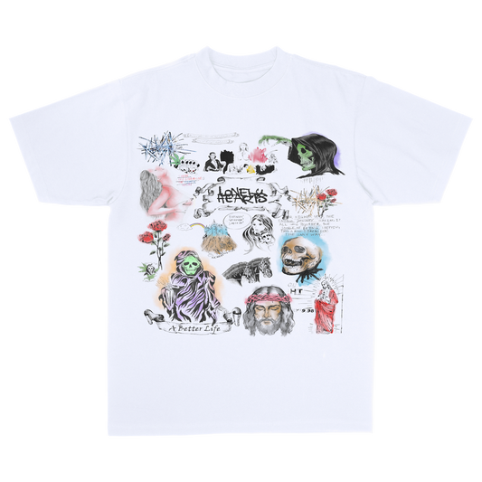 LHC A Better Life Tee White