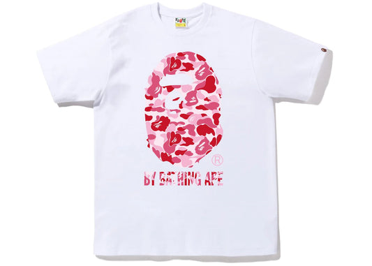 BAPE By Bathing Ape Pink Camo Tee White