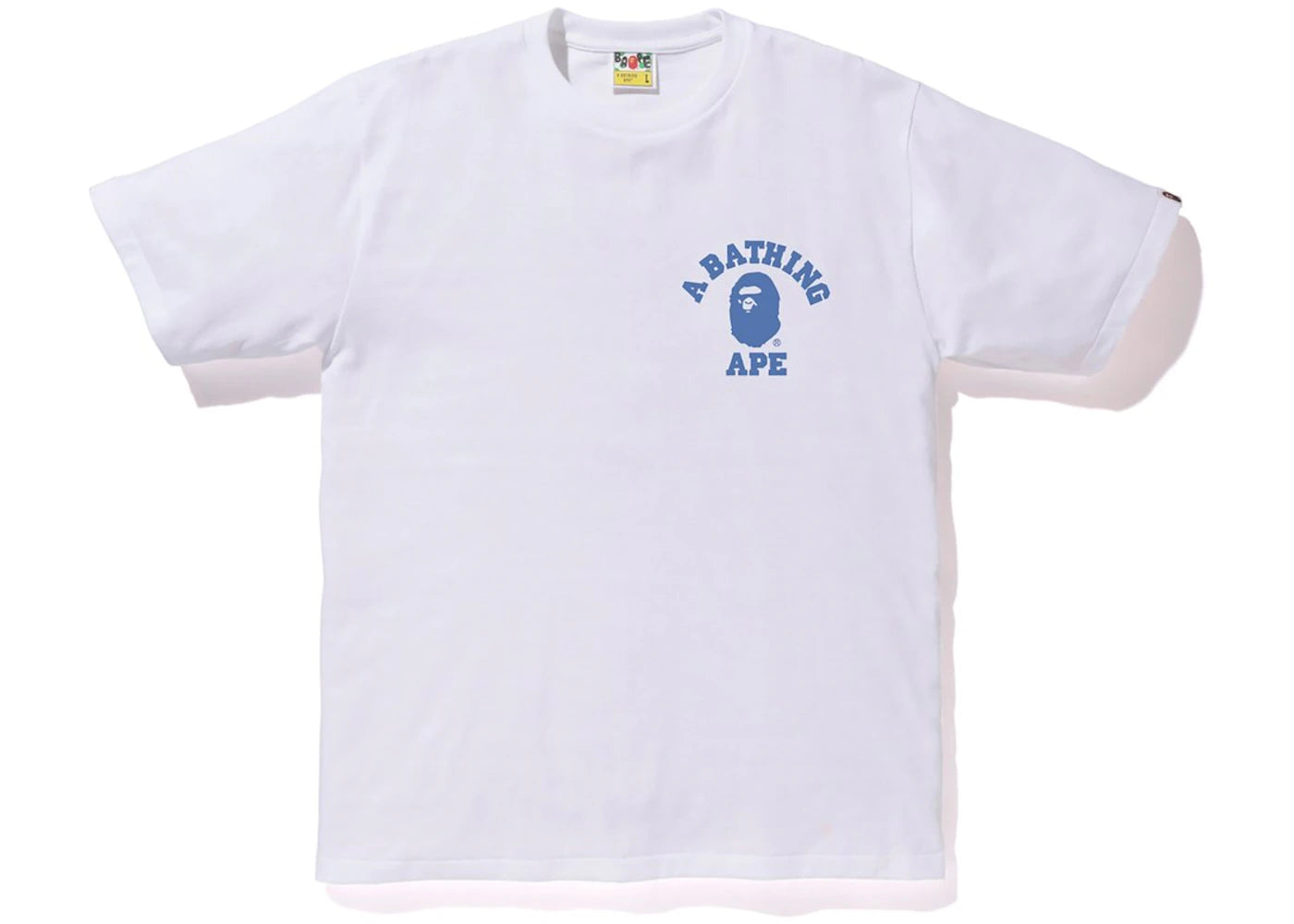 BAPE Navy Camo ATS Tee White