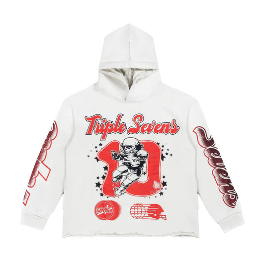 Triple Sevens All Star Hoodie Red White