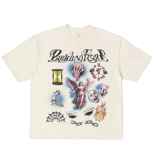 BLDG4 Dancing House Tee Antique White