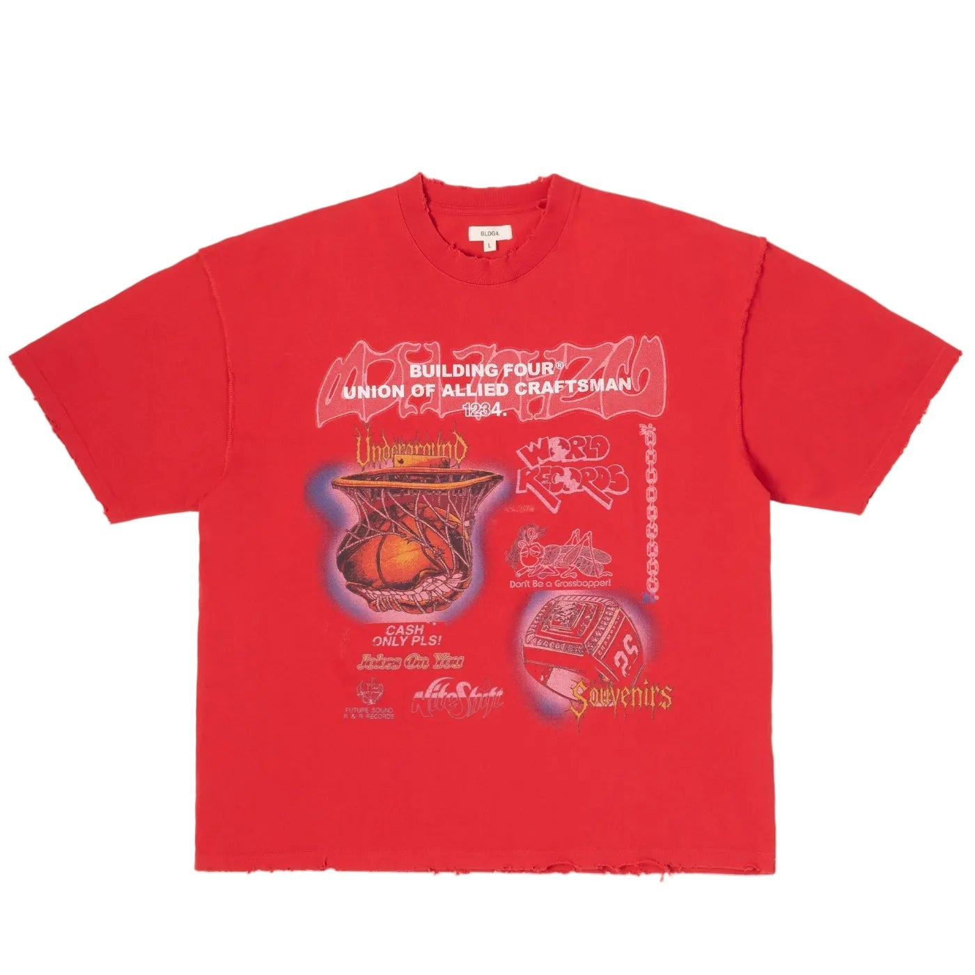 BLDG4 Basilique Championship Tee Red