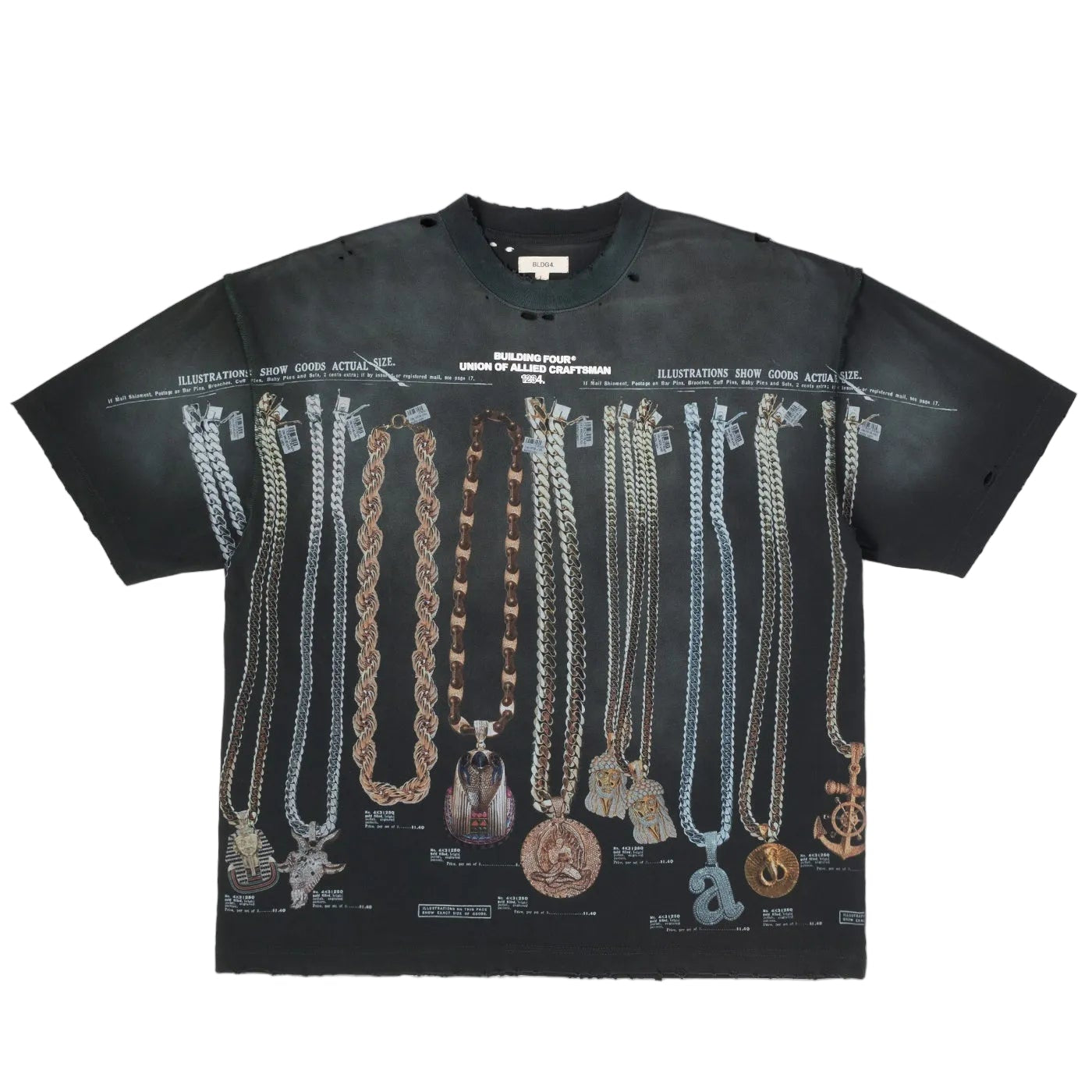 BLDG4 Artifacts TV Tower Tee Black