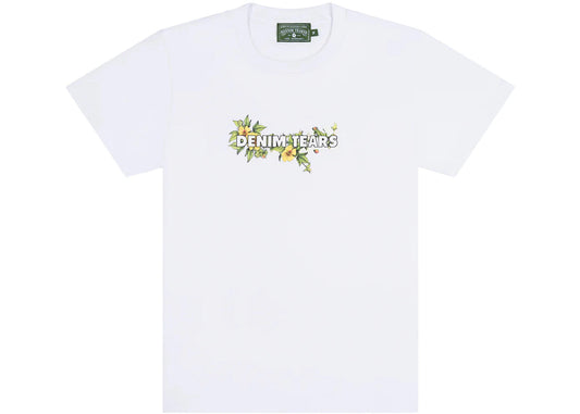 Denim Tears Floral Logo Tee White