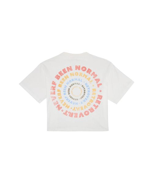 Retrovert Sun Tongue Tee White