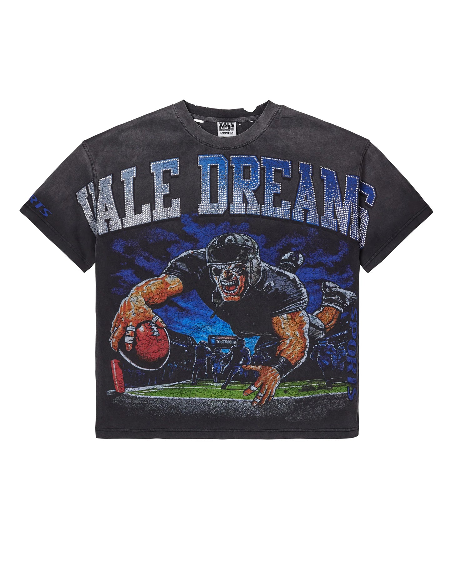 VALE Touchdown Bling Tee Black
