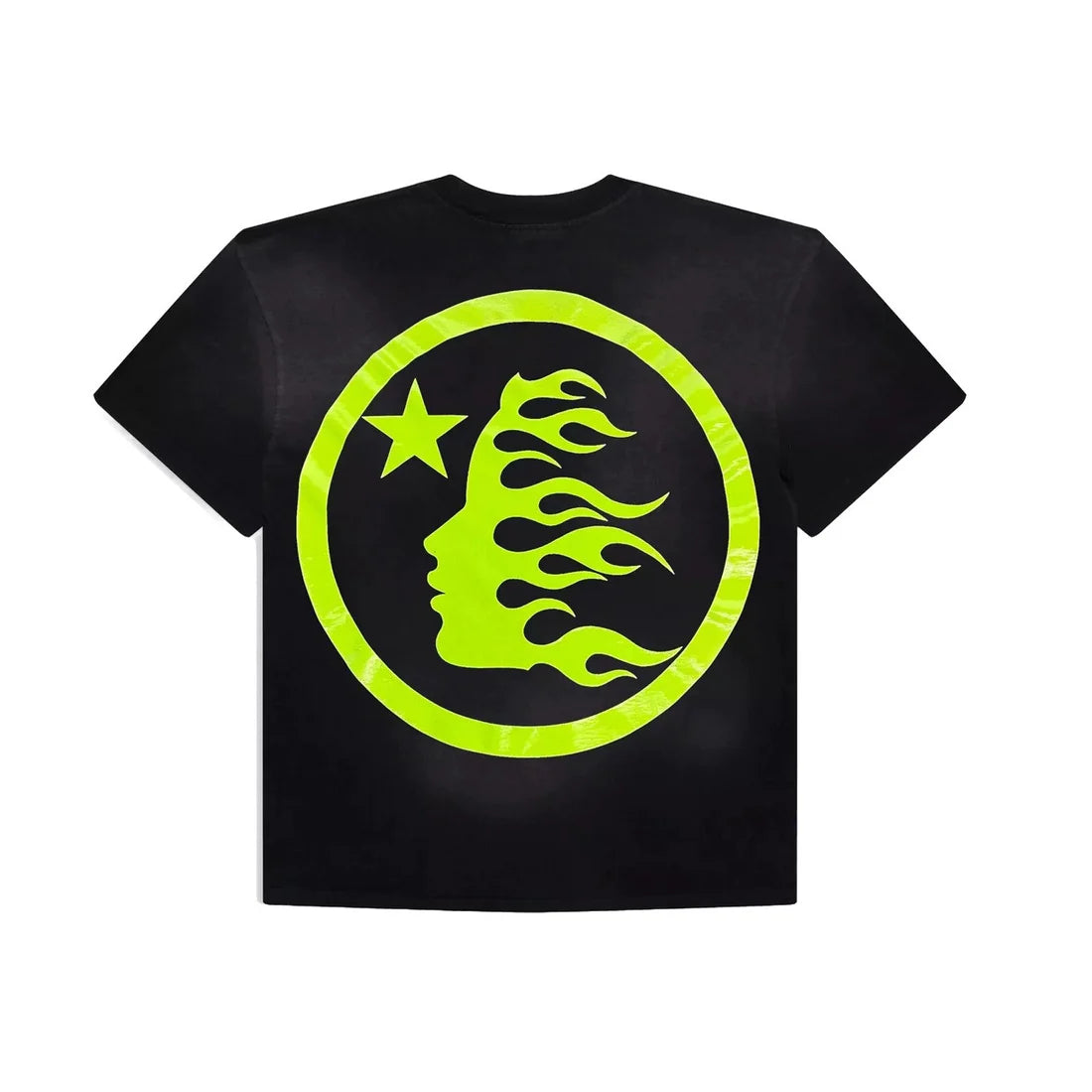 Hellstar Studios Sport Logo Gel Tee Slime Green Black