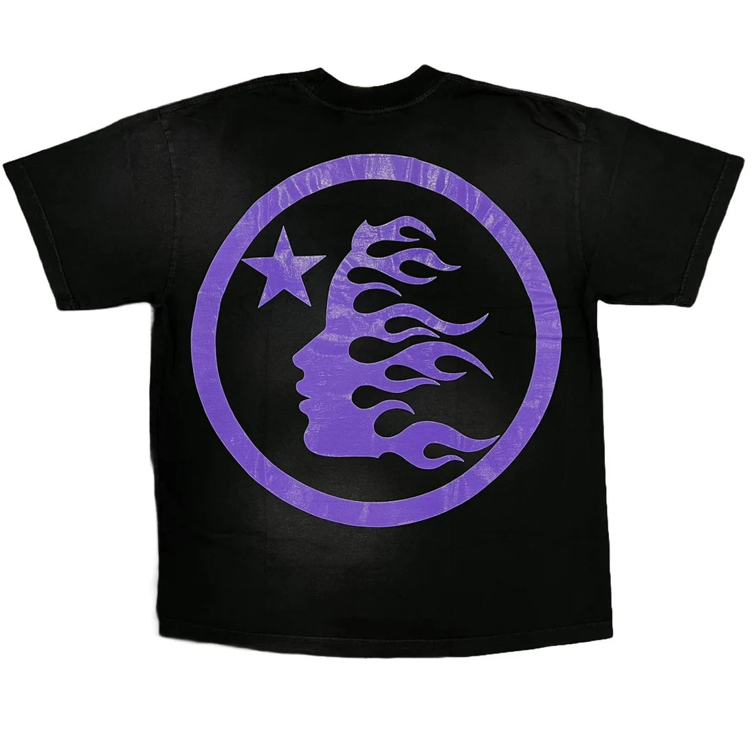 Hellstar Studios Sport Logo Gel Tee Purple Black