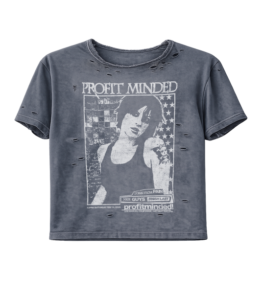Profit Minded Failed Relationship Tee Grey