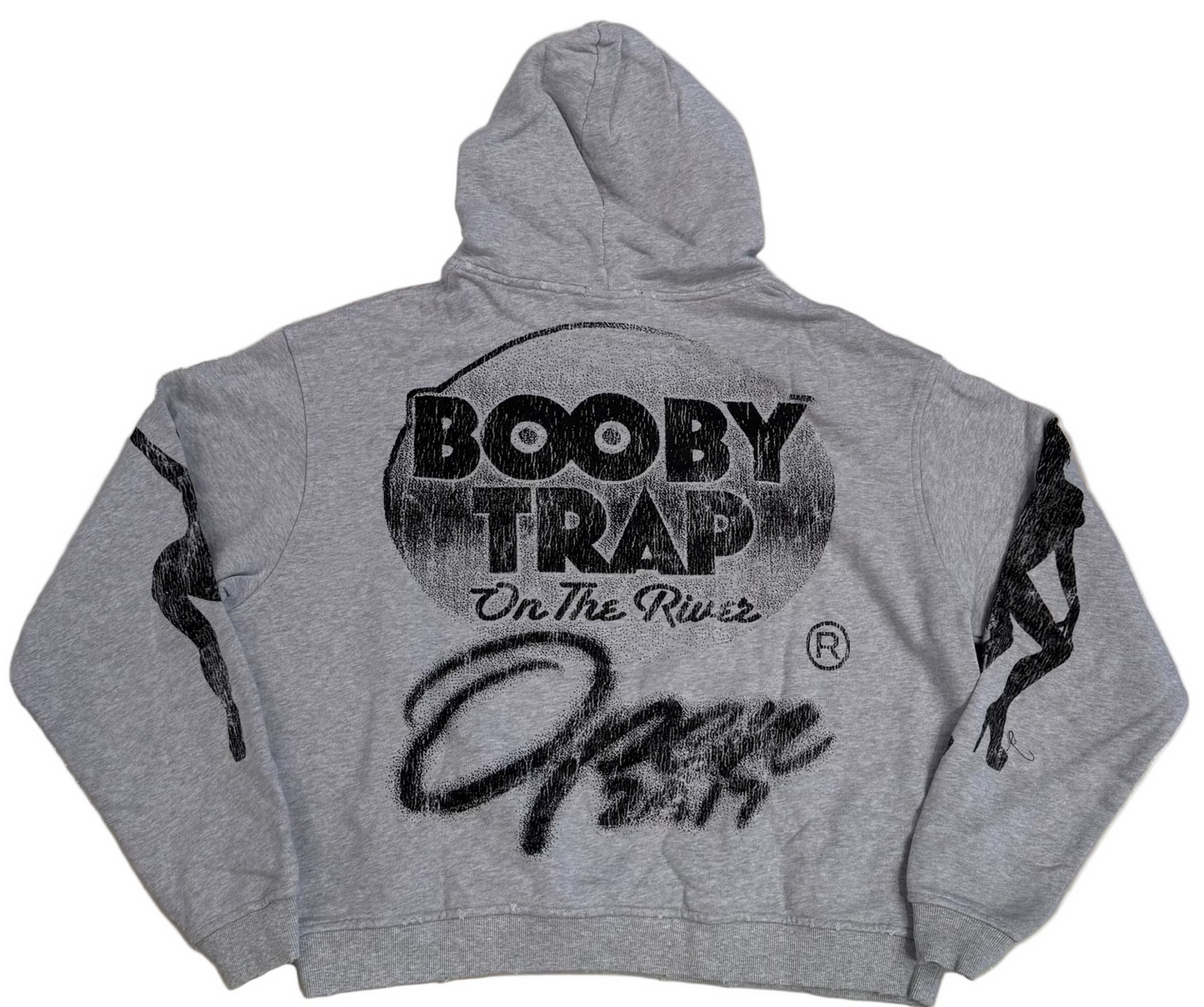 Triple Sevens Trap Logo Hoodie Grey
