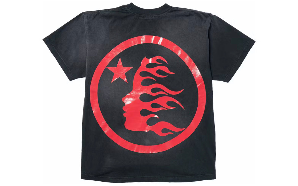 Hellstar Studios Sport Logo Gel Tee Red Black