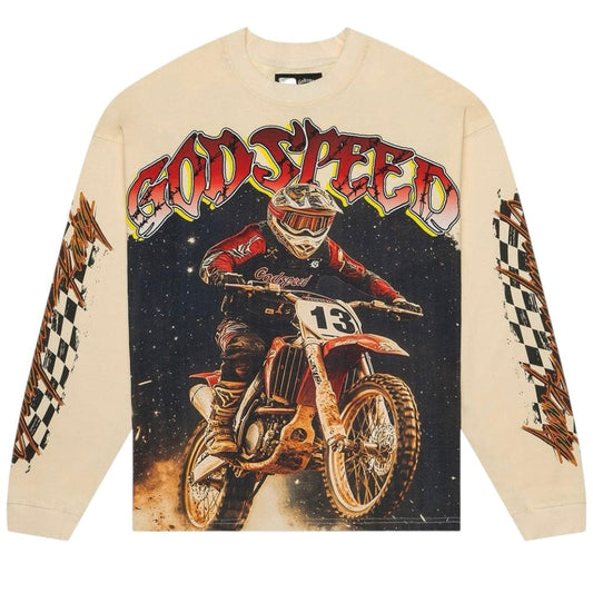 Godspeed Full Throttle Long Sleeve Tee Bone