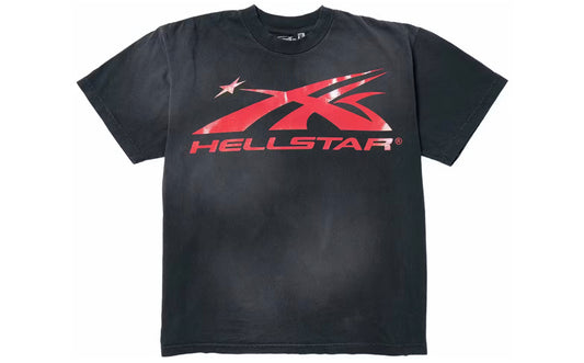 Hellstar Studios Sport Logo Gel Tee Red Black
