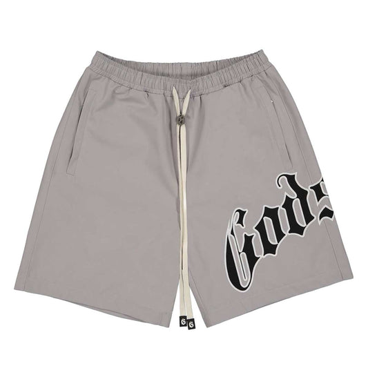 Godspeed OG Logo Nylon Shorts Grey