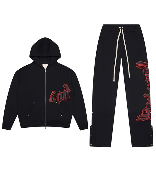 Godspeed OG Logo Sweatsuit V2 Red Black