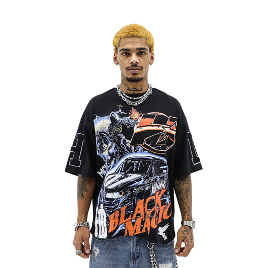 Heights District Black Magic Tee Black