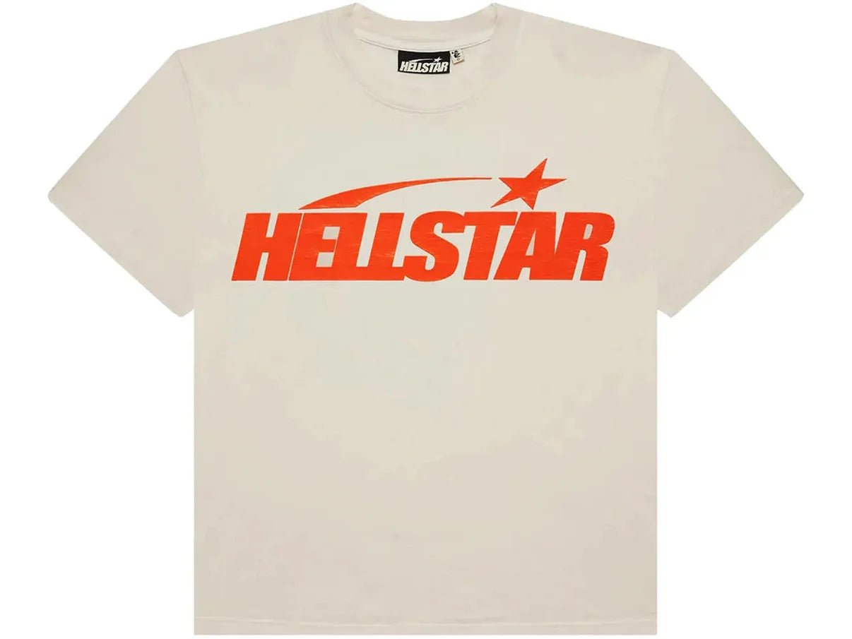 Hellstar Classic Tee (Gel Print) Orange Cream