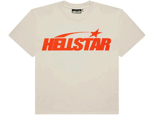 Hellstar Classic Tee (Gel Print) Orange Cream