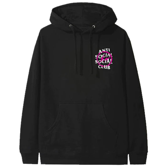 Anti Social Social Club Fragment Hoodie Black Pink