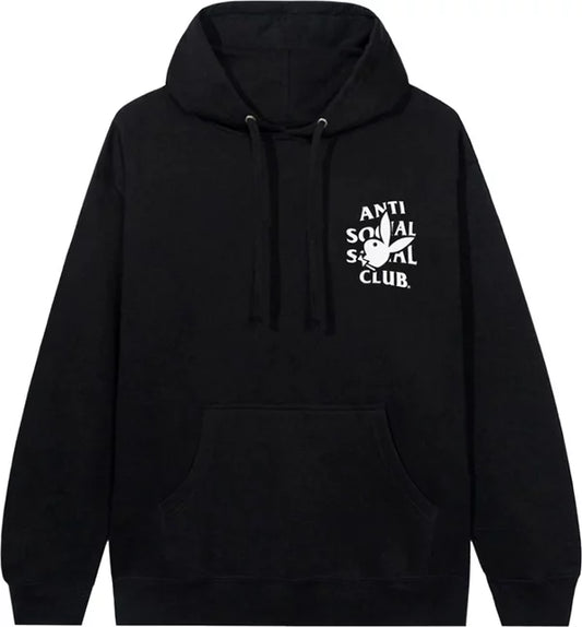 Anti Social Social Club Playboy Hoodie Black