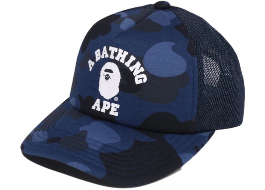 BAPE Blue Camo Trucker Hat