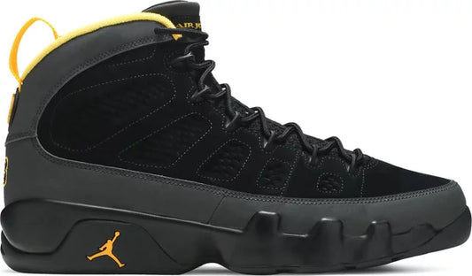 Jordan 9 Retro Dark Charcoal University Gold