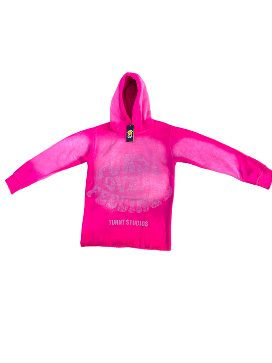 Turnt Studioz Funds Hoodie Pink